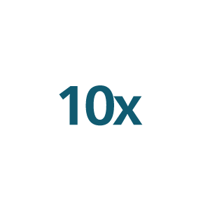 10&nbsp;x - Symbol