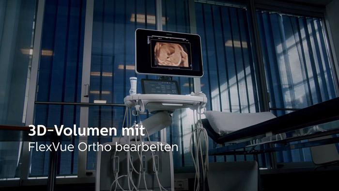 3D-Volumen zur Bearbeitung mit FlexVue Ortho erfassen