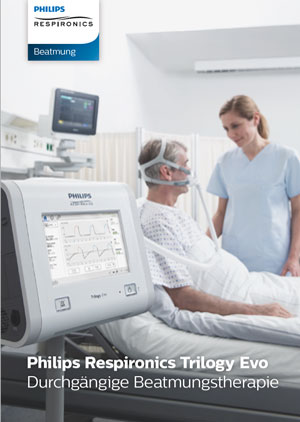 Brosch&uuml;re f&uuml;r Philips Respironics Trilogy Evo​
