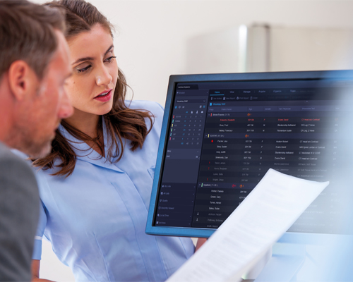 MTRA betrachtet die Arbeitsliste