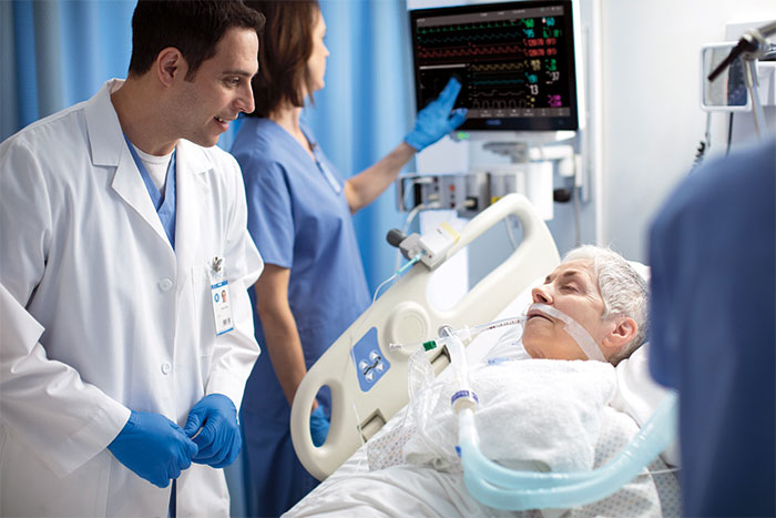 &Auml;rzte und Patient