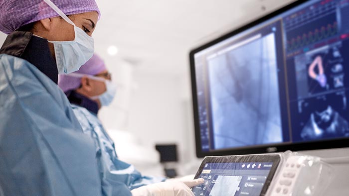 Transkatheter-Aortenklappen-Implantation