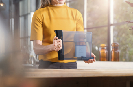 F&uuml;llen Sie den Wassertank.