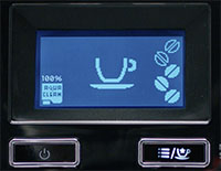 &Uuml;berpr&uuml;fung der Platzierung der Ausgabe und des Beh&auml;lters