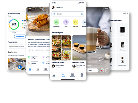HomeID App Bildschirme