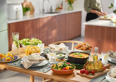 Fritieren, Backen, Grillen, R&ouml;sten und sogar Aufw&auml;rmen!