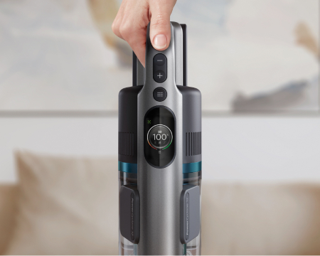 Speziell entwickelte D&uuml;se zur effizienten und effektiven Aufnahme von Schmutz und Staub