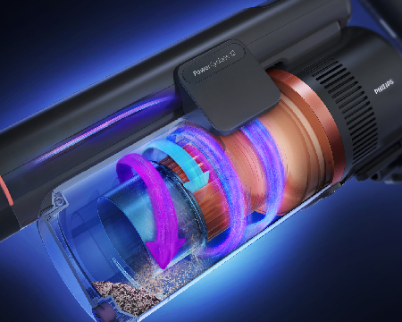 Vollst&auml;ndige Reinigung bei maximaler Leistung