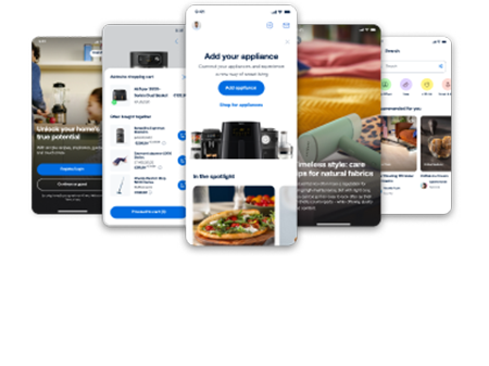 HomeID App Bildschirme
