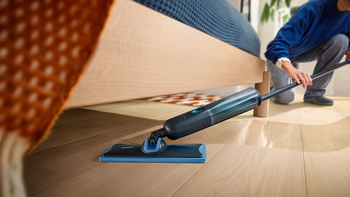 So verwendest du den Philips OneUp elektrischer Mopp