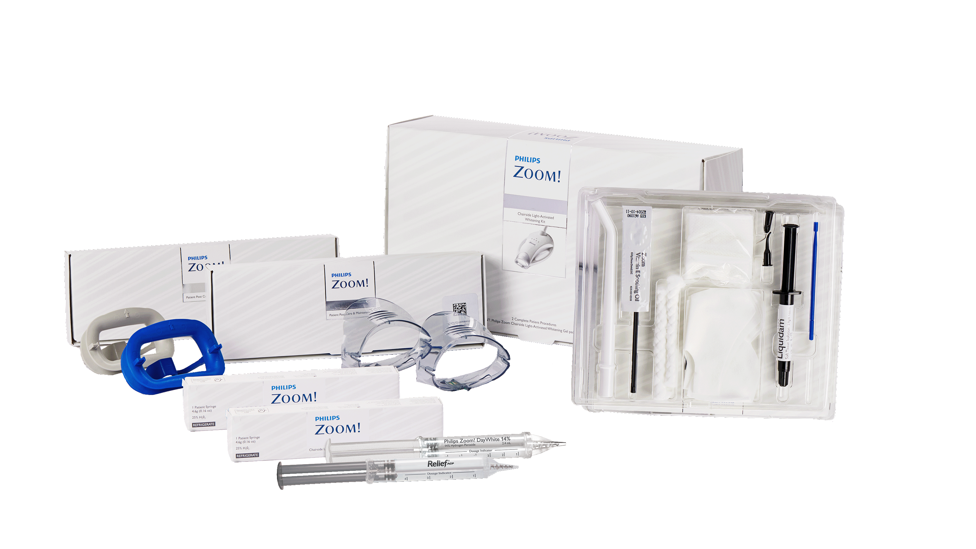 Inhalt des Philips Zoom! WhiteSpeed Sets
