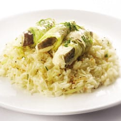 Asiatische Fisch-Wraps Mit Zitronengras- Reis | Philips