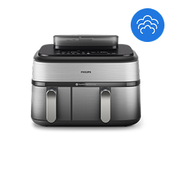 5000 Series​ Philips Steam Airfryer Dual Basket