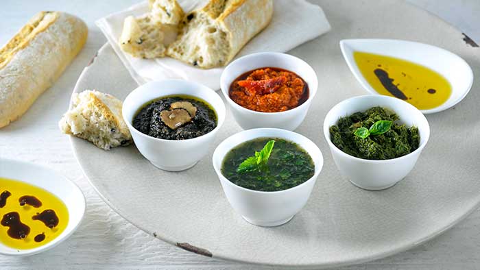 Vinaigrette and Pesto