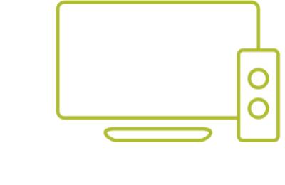 Symbol f&uuml;r Klang und Bild