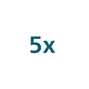 5 x – Symbol