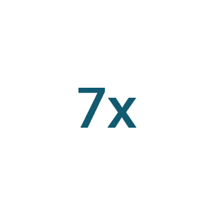 7 x - Symbol