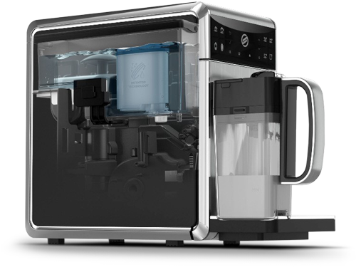 coffee machine with filter